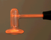 Amplifier Electrode with Neon Gas Inside